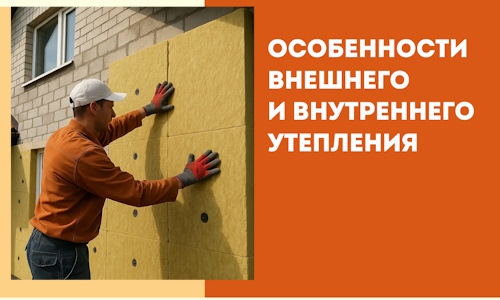 Какие особенности внешнего и внутреннего утепления в Кохме