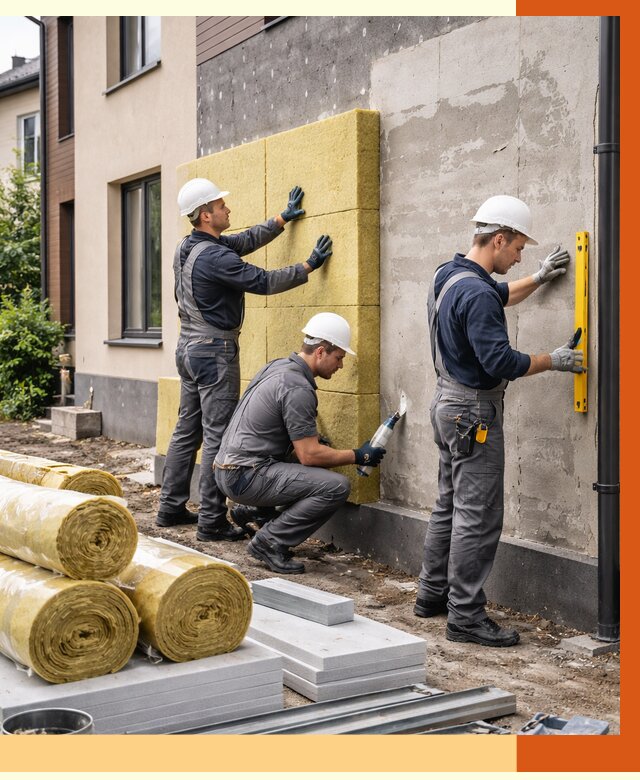 Утепление таунхауса в Кохме от 7479 руб/м2 — комплекс под ключ | ТепломастерКхм