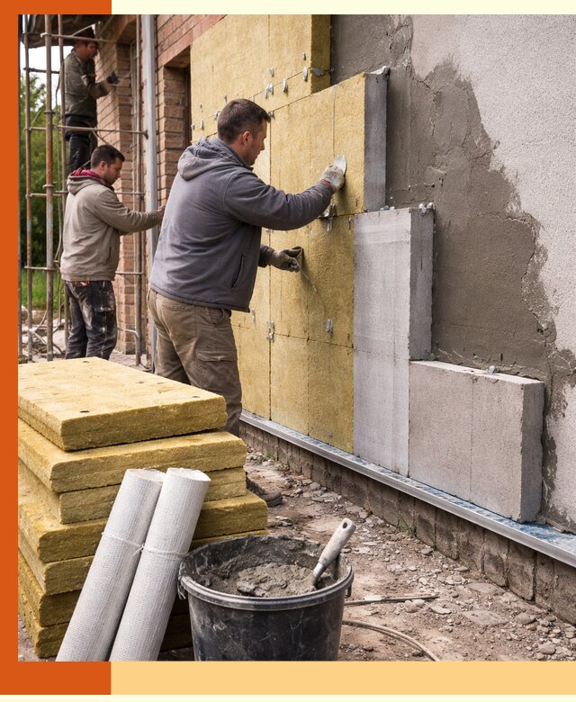 Утепление кирпичного дома под ключ в Кохме