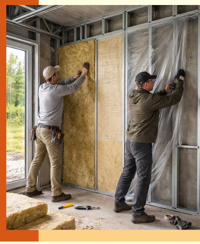 Утепление дома из ЛСТК в Кохме с гарантией качества и эффективности