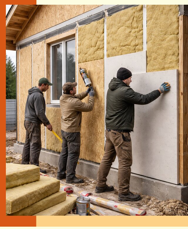 Профессиональное утепление дома из SIP-панелей в Кохме
