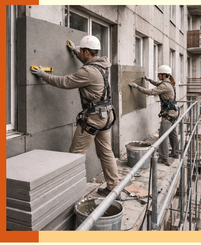 Утепление квартиры снаружи под ключ в Кохме