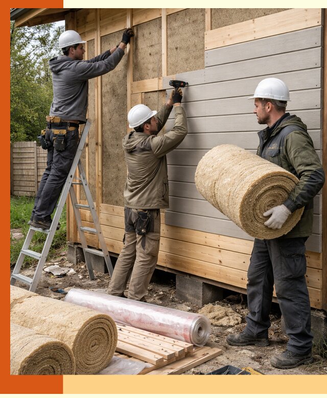 Утепление бани снаружи в Кохме профессионально и надежно