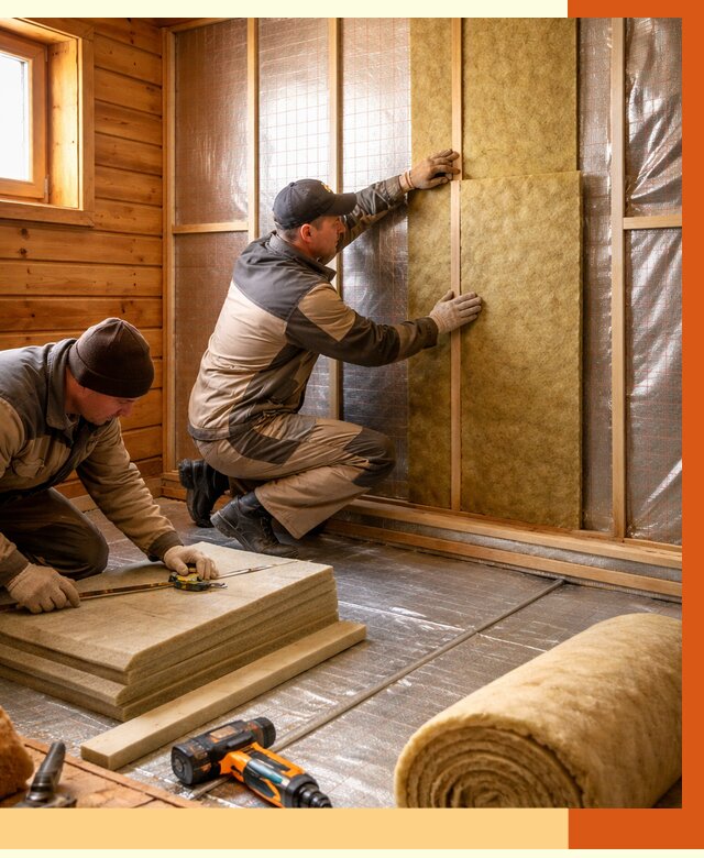 Утепление бани изнутри в Кохме под ключ от 4363 руб./м² | ТепломастерКхм