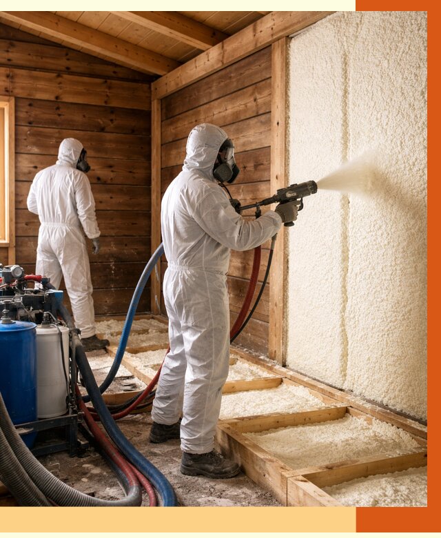 Утепление бани ппу в Кохме под ключ от 4363 руб./м2 | ТепломастерКхм - напыление и монтаж ппу