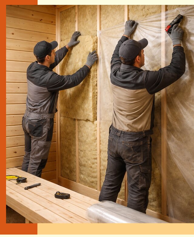 Профессиональное утепление сауны в Кохме с гарантиями качества