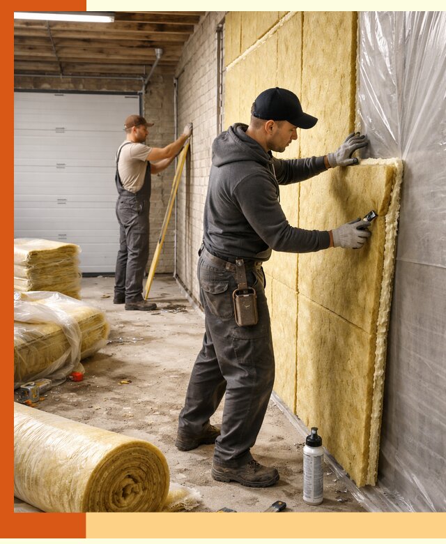 Утепление гаража под ключ в Кохме — все виды теплоизоляции