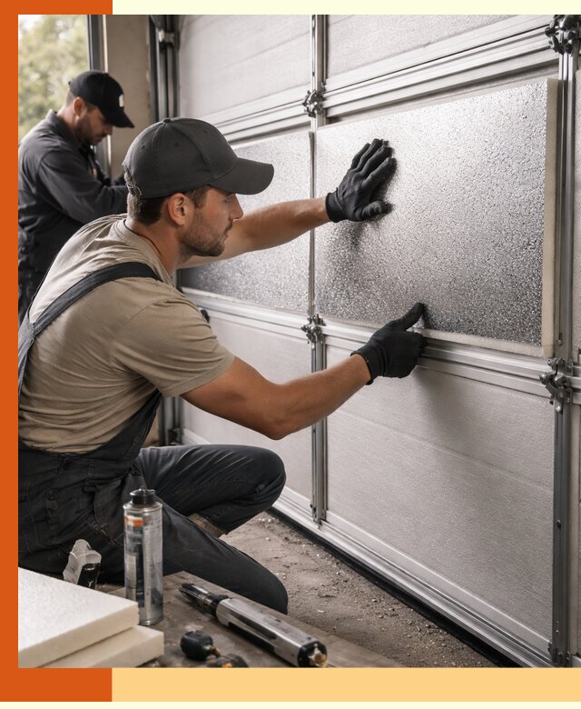 Утепление гаражных ворот в Кохме качественно и надежно