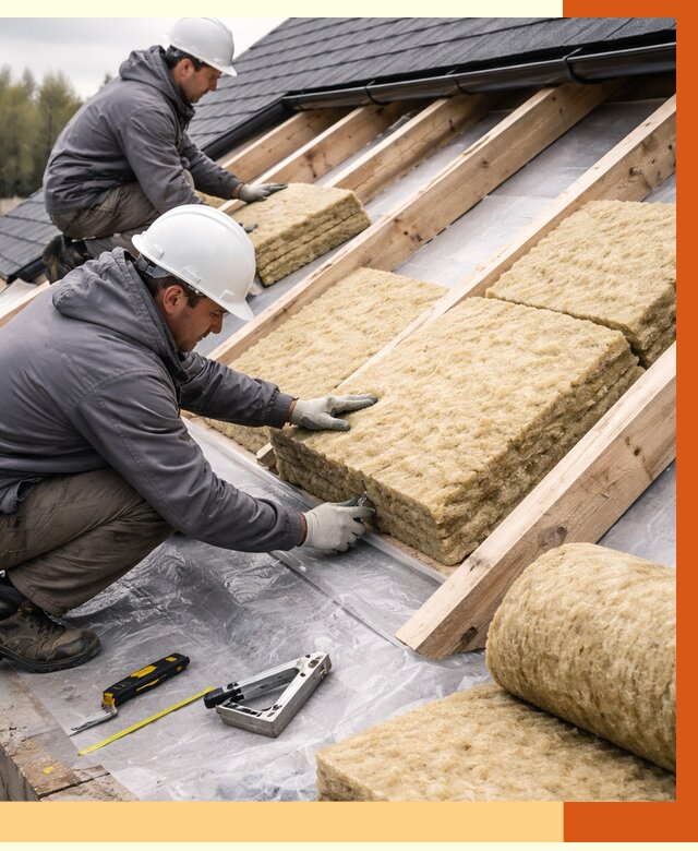 Утепление крыши в Кохме от 1922 руб./м2 — комплексное утепление кровли | ТепломастерКхм