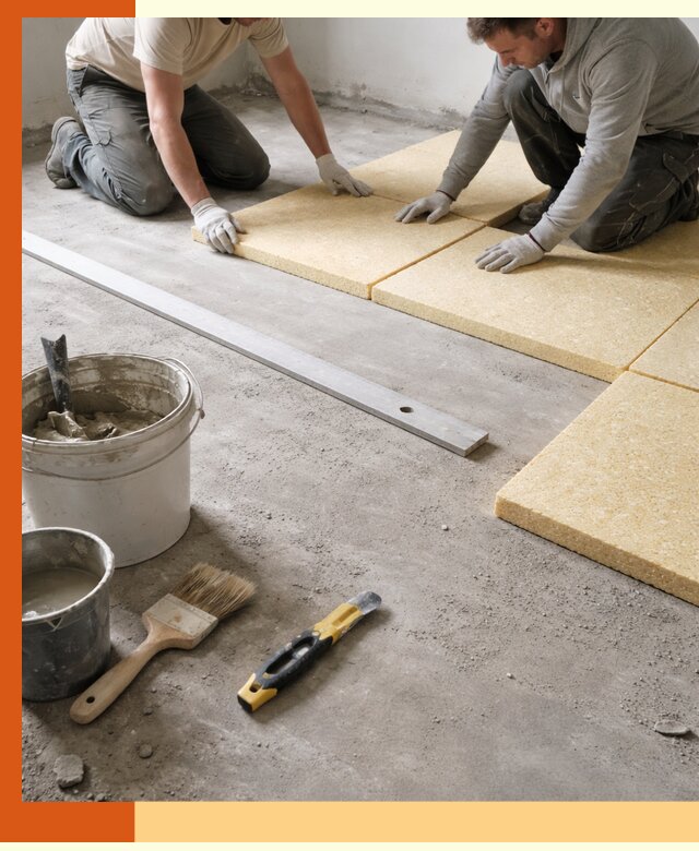 Утепление бетонного пола в Кохме профессионально и недорого