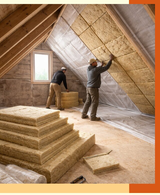 Утепление мансарды в Кохме от 2597 руб/м2 — комплексно и под ключ | ТепломастерКхм