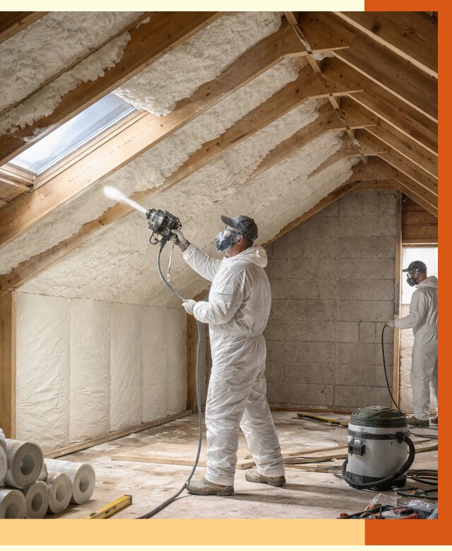 Утепление мансарды ППУ в Кохме от 2857 руб./м² — заказать под ключ | ТепломастерКхм