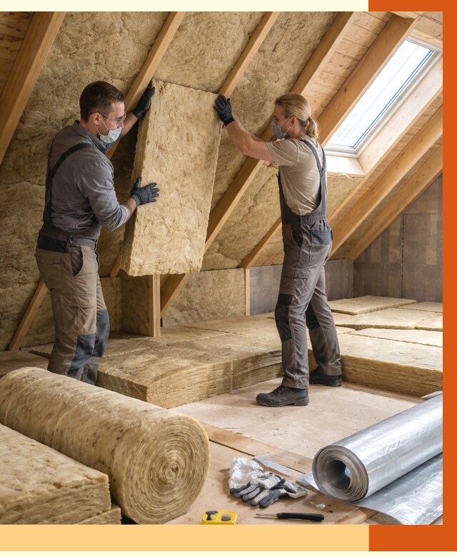 Утепление мансарды минватой в Кохме от 4363 руб./м2 — монтаж и пароизоляция | ТепломастерКхм