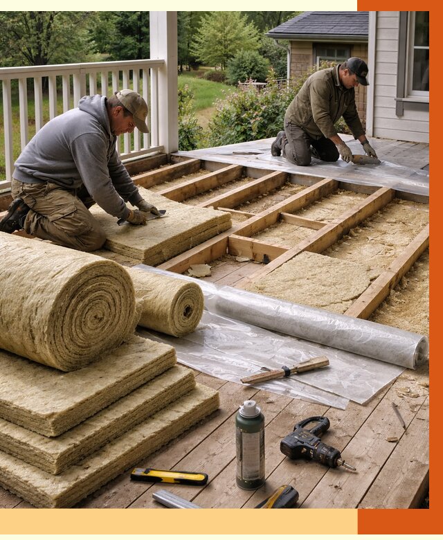 Утепление террасы в Кохме от 4363 руб./м2 — утеплить террасу под ключ | ТепломастерКхм