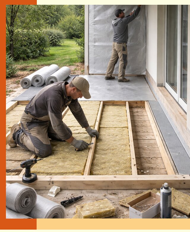 Утепление террасы в Кохме — тепло и защита круглогодично