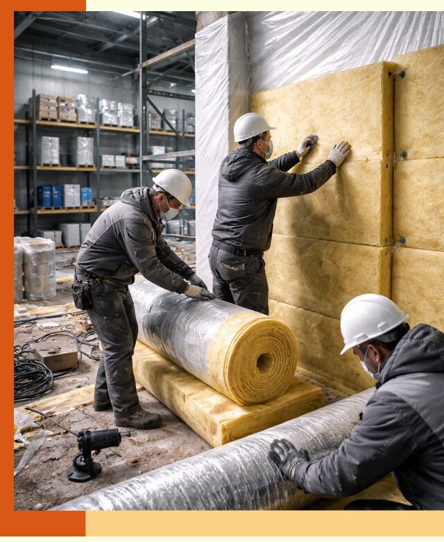 Утепление склада химсырья в Кохме: безопасная и эффективная изоляция