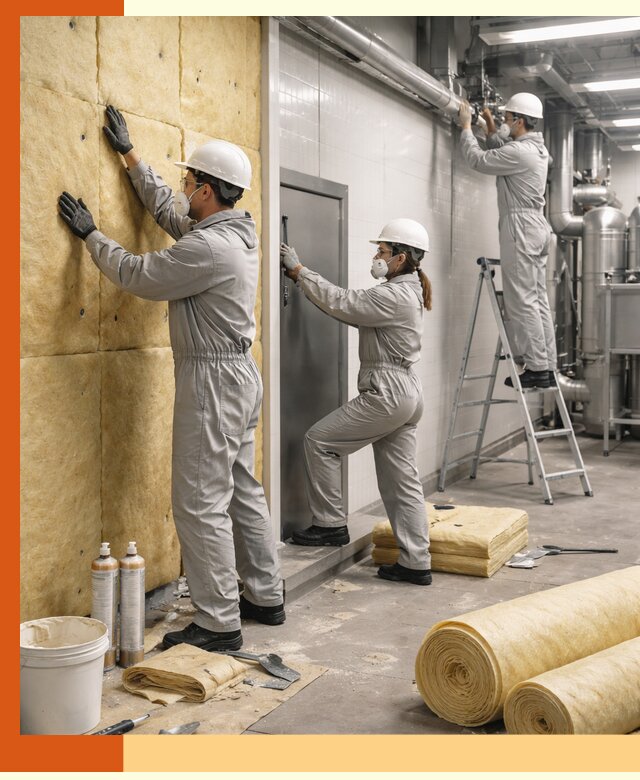 Утепление пищевого цеха под ключ в Кохме