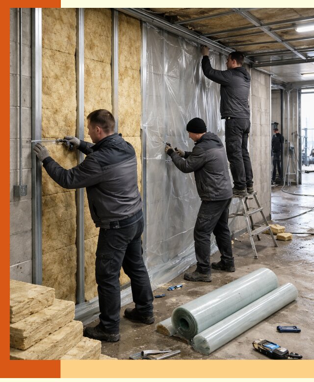 Профессиональное утепление автомойки в Кохме для любого типа помещений