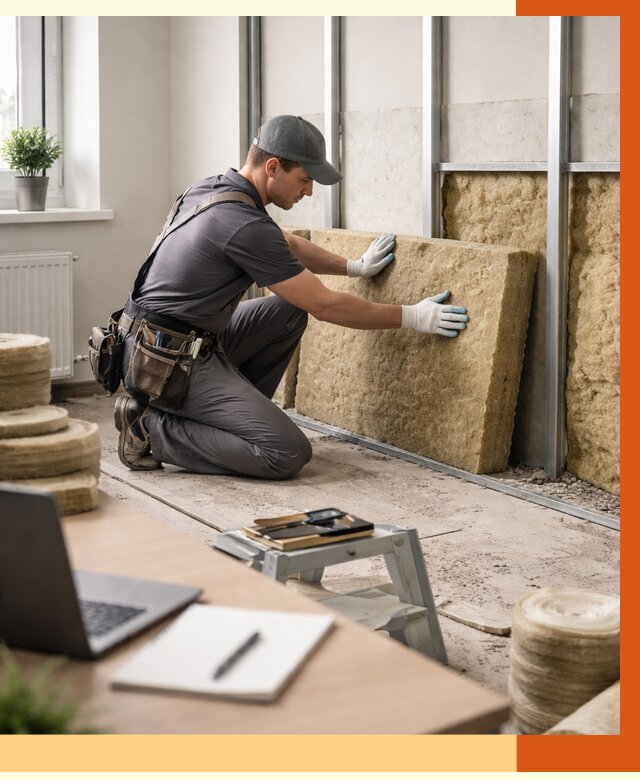 Утепление офиса в Кохме от 4675 руб/м2 — комплексное утепление офиса под ключ | ТепломастерКхм