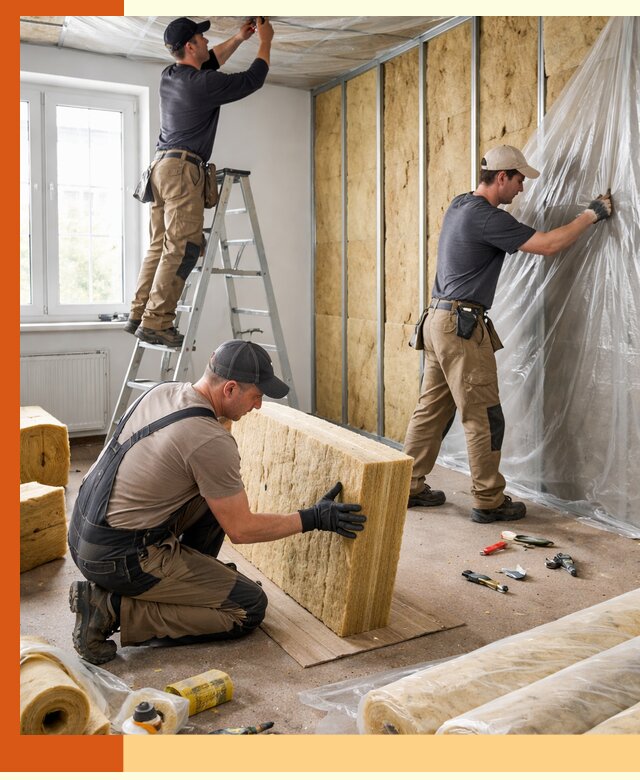 Утепление офисных помещений под ключ в Кохме