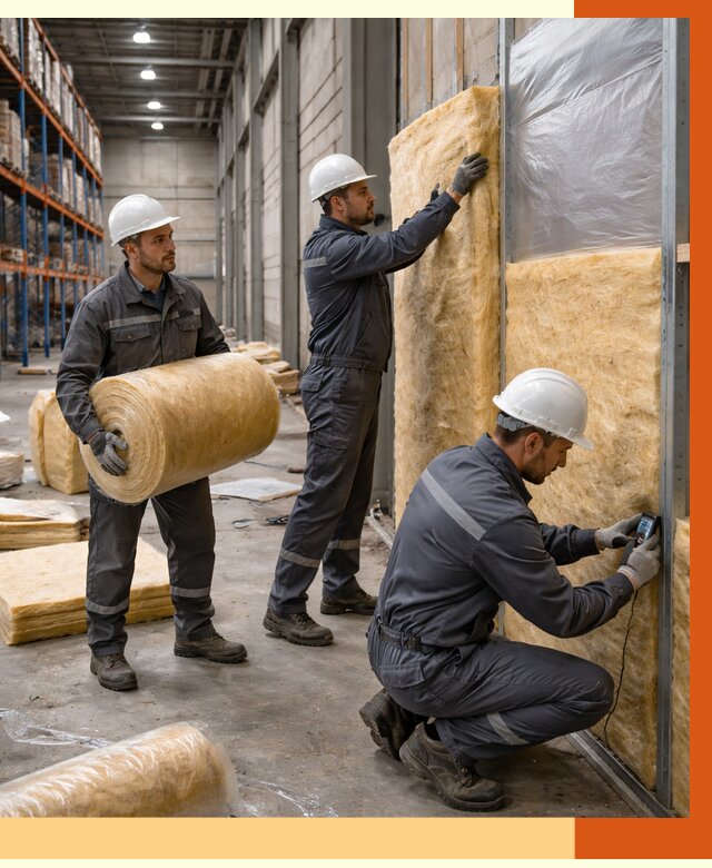 Утепление логистического центра в Кохме от 4675 руб/м² под ключ | ТепломастерКхм