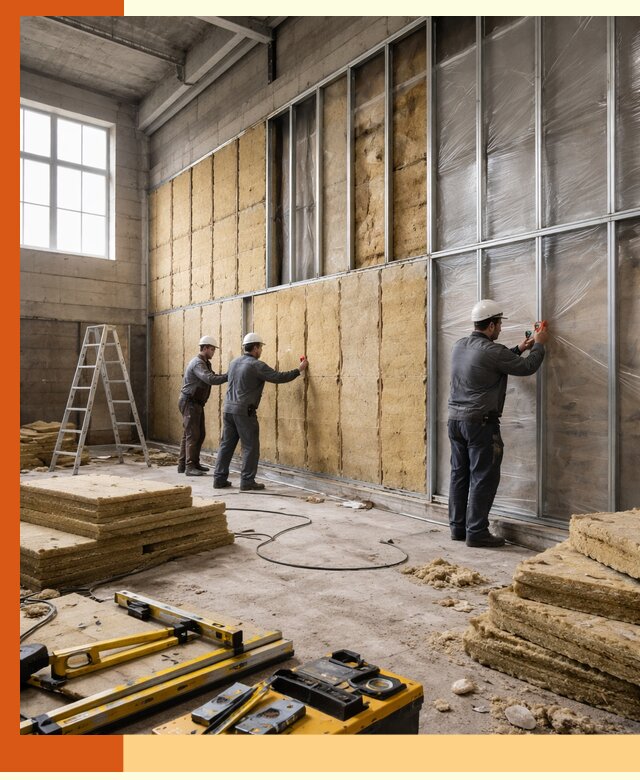 Утепление спортивного зала в Кохме качественно и недорого