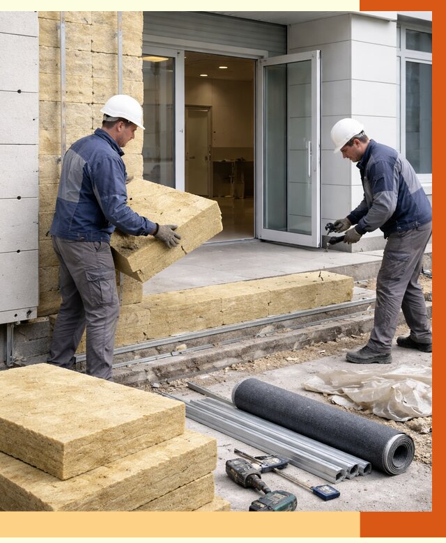 Утепление медицинского центра в Кохме под ключ от 12985 руб./м² | ТепломастерКхм