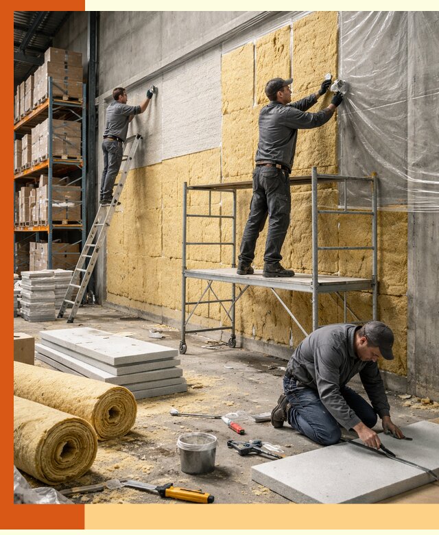 Утепление холодного склада под ключ в Кохме