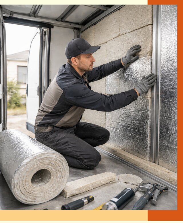 Утепление фургона рефрижератора в Кохме от 12985 руб./м² под ключ | ТепломастерКхм