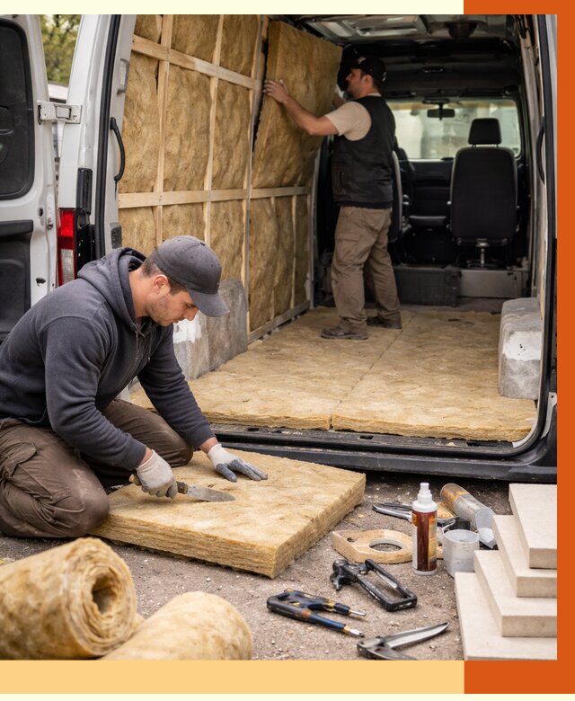 Утепление кемпера в Кохме под ключ от 12466 руб. — профессионально | ТепломастерКхм