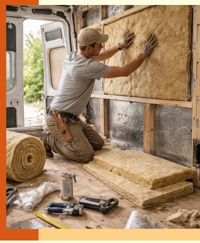 Утепление кемпера под ключ в Кохме с гарантией качества