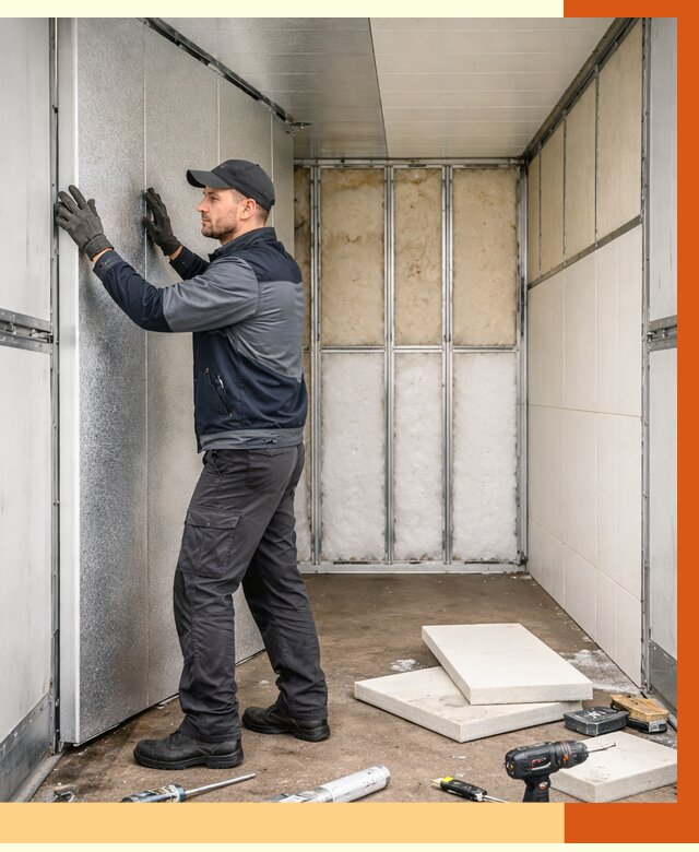 Утепление холодильного кузова в Кохме от 14024 руб. под ключ | ТепломастерКхм