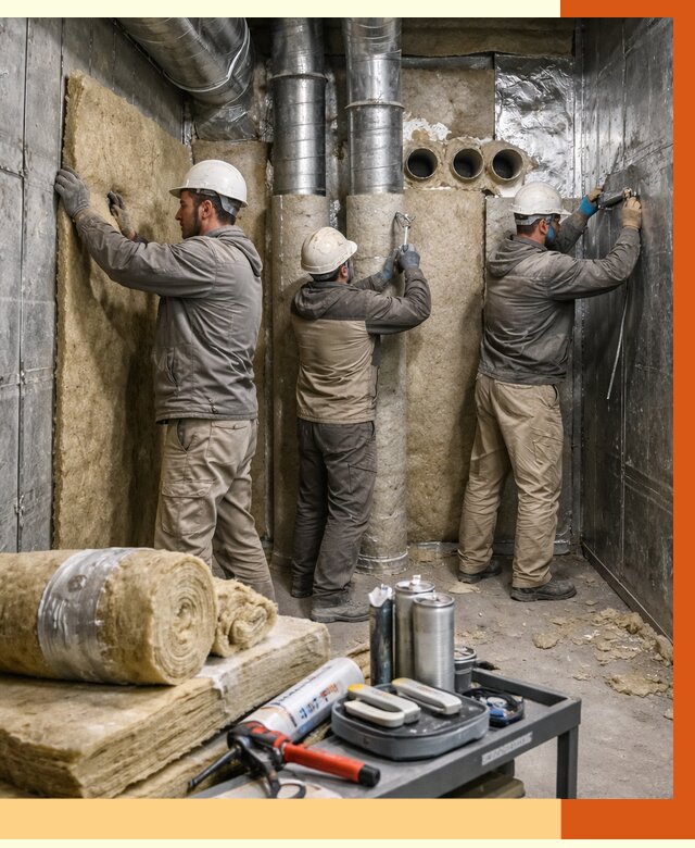 Утепление венткамеры в Кохме под ключ от 1506 руб. — профессионально | ТепломастерКхм