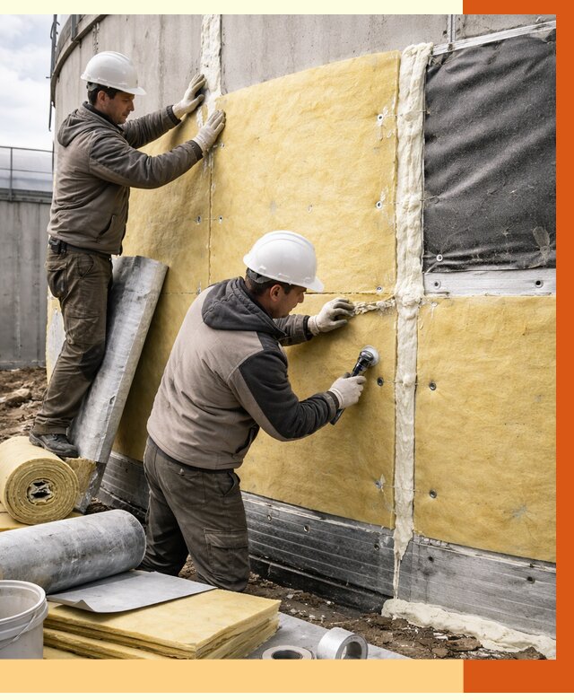 Утепление резервуара в Кохме от 28567 руб/м2 — монтаж ППУ и комплекс под ключ | ТепломастерКхм