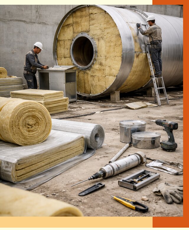 Утепление резервуара с топливом в Кохме от 28567 руб. под ключ | ТепломастерКхм