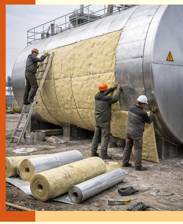 Утепление резервуаров с топливом в Кохме надежно и экономично