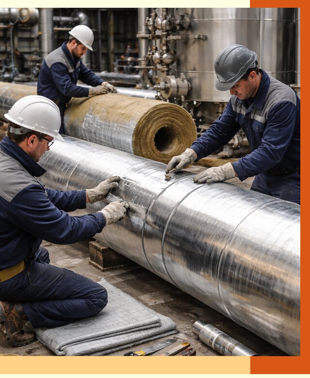 Утепление технологического оборудования в Кохме от 4363 руб. за м2 | ТепломастерКхм