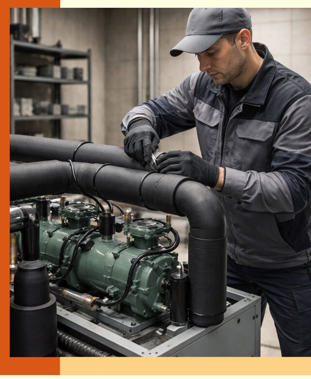 Утепление холодильного агрегата и теплоизоляция в Кохме