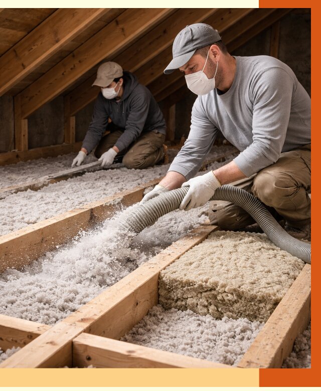 Заполнение полостей чердачного перекрытия в Кохме от 4675 руб. | ТепломастерКхм