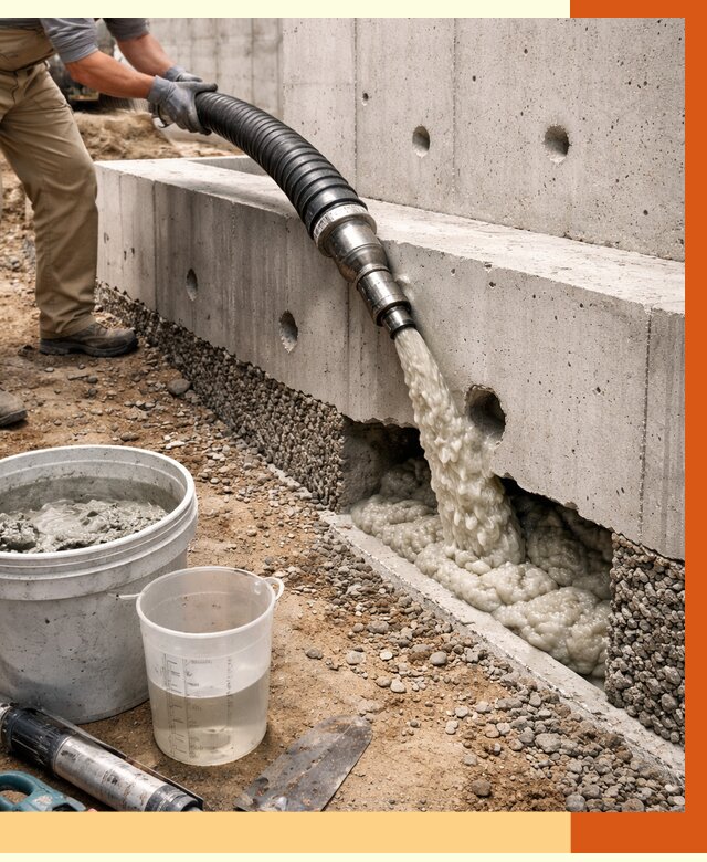 Заполнение полостей фундамента в Кохме от 7064 руб. под ключ | ТепломастерКхм