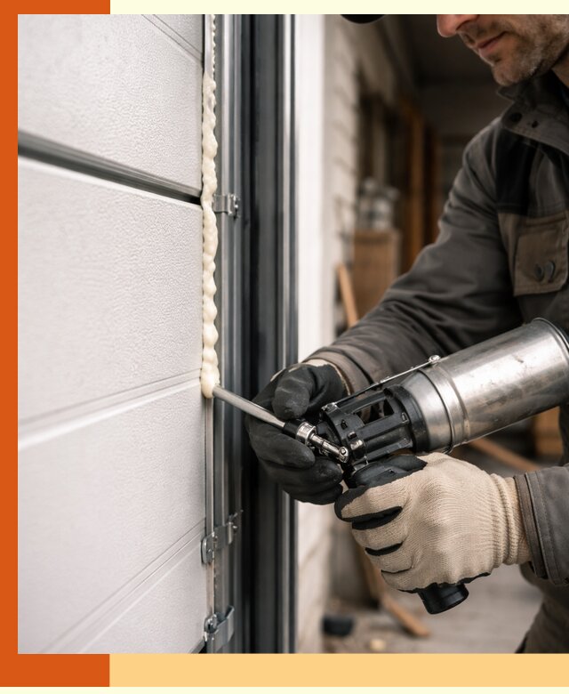 Заполнение пустот ворот в Кохме профессионально и герметично