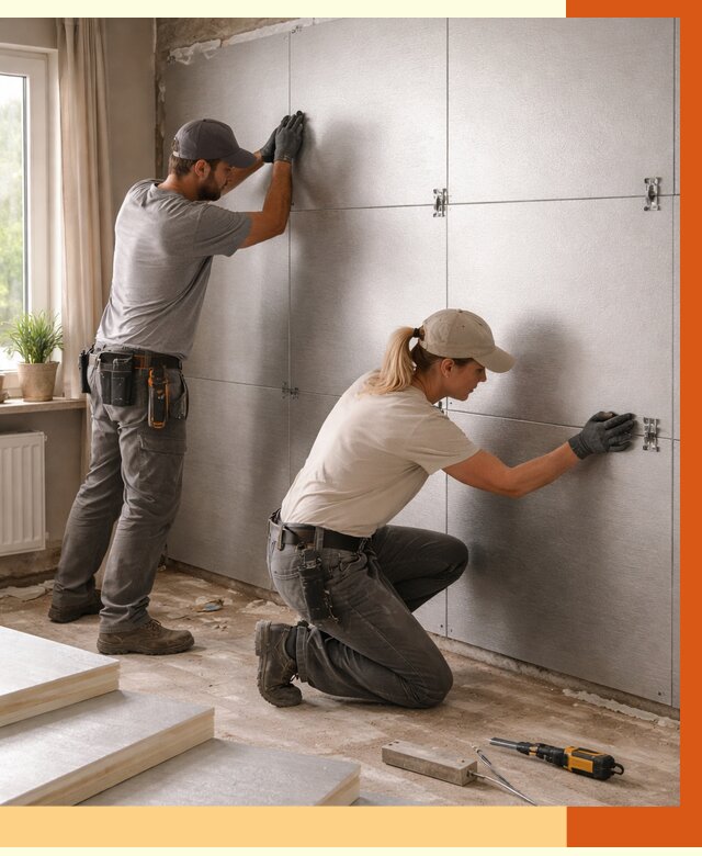 Утепление PIR панелями в Кохме от 4363 руб. под ключ | ТепломастерКхм