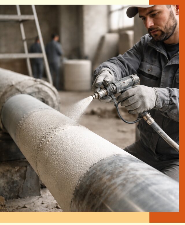 Утепление труб жидкой теплоизоляцией в Кохме от 7791 руб. под ключ | ТепломастерКхм