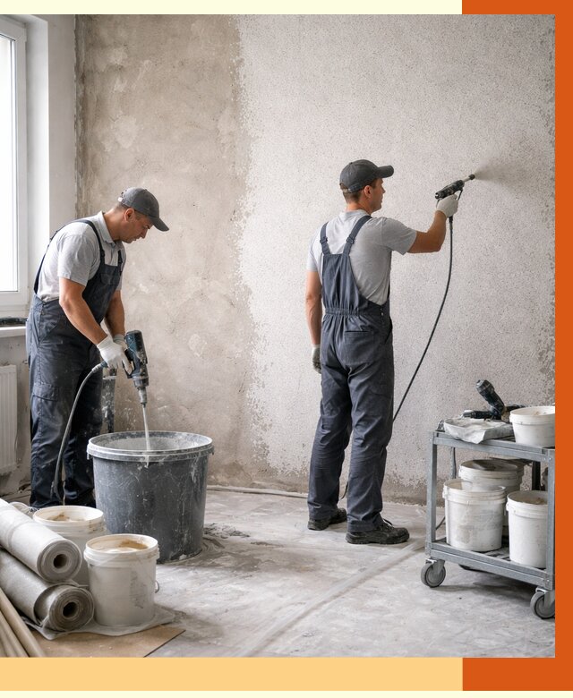 Утепление стен жидкой теплоизоляцией в Кохме от 4363 руб/м² | ТепломастерКхм