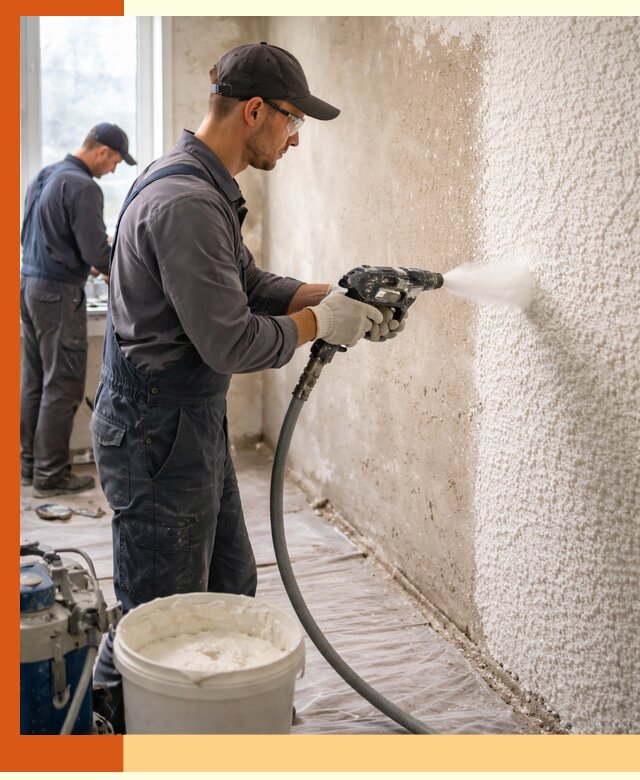 Утепление стен жидкой теплоизоляцией в Кохме для квартир и домов