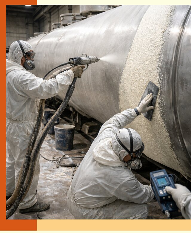 Утепление автоцистерн жидкой теплоизоляцией в Кохме