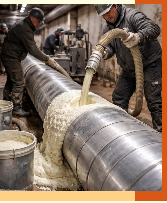 Утепление теплотрассы жидкой теплоизоляцией в Кохме от 4363 руб. | ТепломастерКхм