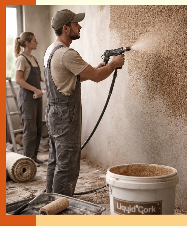 Утепление стен жидкой пробкой в Кохме эффективное и долговечное