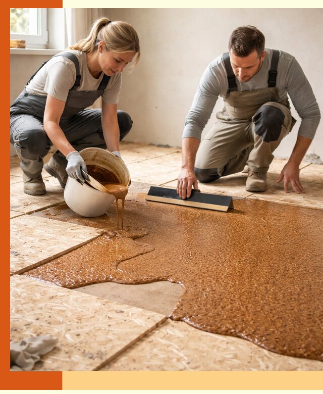 Утепление пола жидкой пробкой в Кохме для квартир и домов