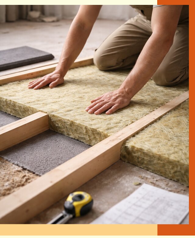 Шумоизоляция пола в Кохме от 1299 руб./м² — профессиональная звукоизоляция | ТепломастерКхм